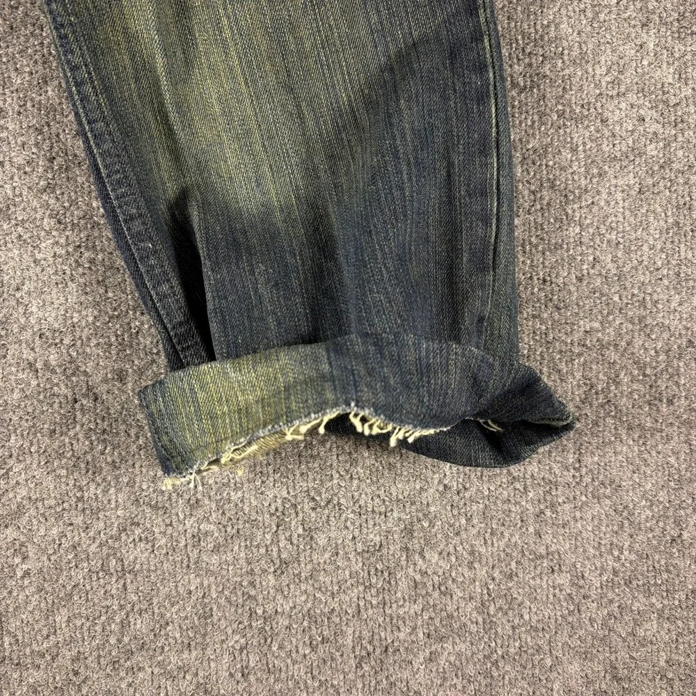 Jordan Craig Men Jeans Distressed 34‎ x 32 Straight Hem Finish Cotton